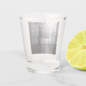 Weg zum Tahoe-See Schnapsglas (Rückseite)