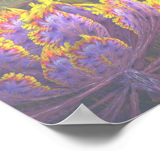 Weg zum Tempel Poster (Ecke)