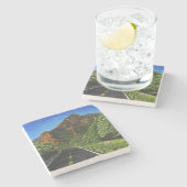 Weg zum Untersetzer Slide Rock Stone (Seitenansicht)