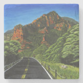 Weg zum Untersetzer Slide Rock Stone (Vorderseite)