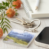 Weg, zum zu schneien Berg Schlüsselanhänger (Vorderseite rechts)