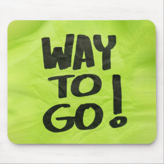 Weg zur Anerkennung positive Lob für die Studenten Mousepad