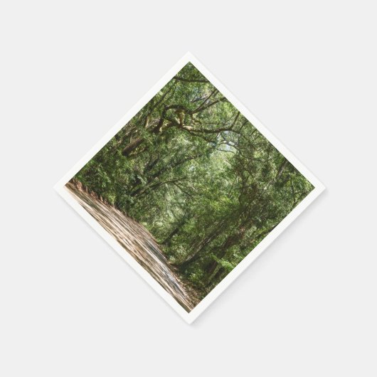 Weg zur Angel-Eiche Serviette (Ecke)