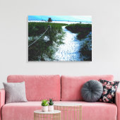 Weg zur Atemberaubenden Siesta Keys Beach Leinwand (Insitu (Wohnzimmer))
