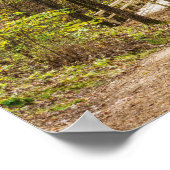 Weg zur Brücke Poster (Ecke)