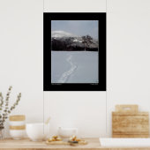 Weg zur Geburt im Winter-Farbposter Poster (Küche)