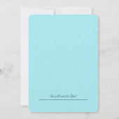 Weg zur Geburtstagspartei Einladung (Rückseite)