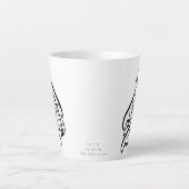 Weg zur Gegenwart Tijani-Tasse Tariqah Milchtasse (Vorderseite)