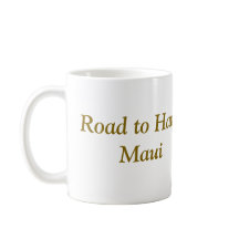 Weg zur Hana Maui Wasserfall Kaffeemaschine Tasse