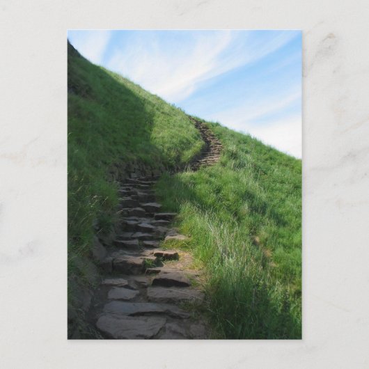 Weg zur Himmelspalette Postkarte (Vorderseite)