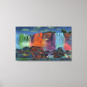 Weg zur Höhle der Winde nachts Leinwanddruck