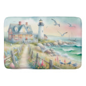 Weg zur Hütte Lighthouse Coastal Badematte (Vorderseite)