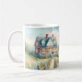 Weg zur Hütte Lighthouse Coastal Kaffeetasse (Links)