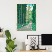 Weg zur japanischen Forstkunst Nikko Poster (Heimbüro)