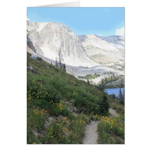 Weg zur Marie-Grußkarte für den See (Vorne)