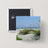 Weg zur Meer-Ocracoke Insel Button (Vorne & Hinten)