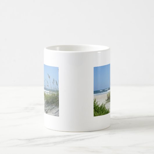 Weg zur Meer-Ocracoke Insel Kaffeetasse (Mittel)