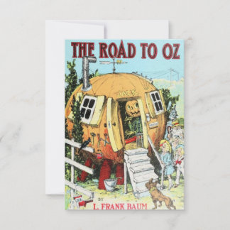 Weg zur Oz Book Cover Card Dankeskarte