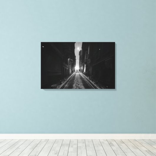 Weg zur Rettung Leinwanddruck (Insitu (Holzboden))