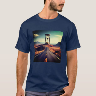 Weg zur Sanduhr – Zeitgebundenes Reise-Konzept T-Shirt