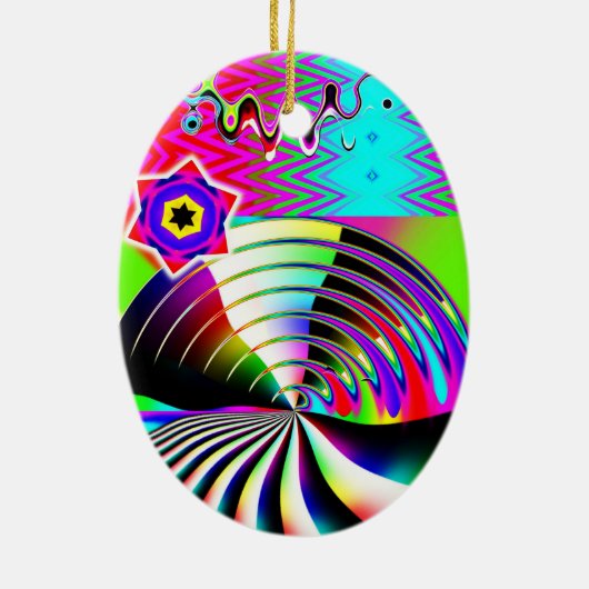 Weg zur Unendlichkeit Keramik Ornament (Hinten)