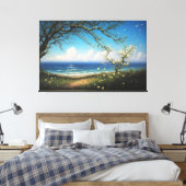 Weg zur Unendlichkeit Leinwanddruck (Insitu (Schlafzimmer))