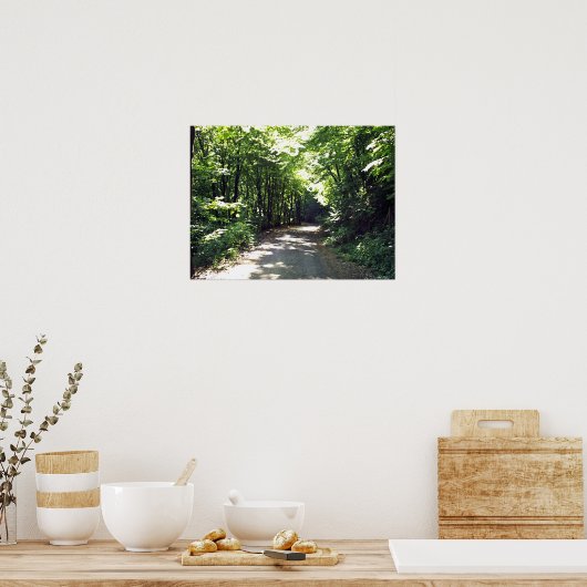 Weg zur Unendlichkeit Poster (Küche)