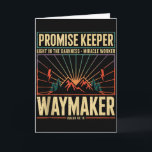 Wegbereiter Verheißungshüter Wunderwirker Gott Chr Karte<br><div class="desc">Wegbereiter Verheißungshüter Wunderwirker Gott Christliches Tank Top</div>