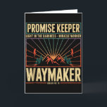 Wegbereiter Verheißungshüter Wunderwirker Gott Chr Karte<br><div class="desc">Wegbereiter Verheißungshüter Wunderwirker Gott Christliches Tank Top</div>