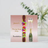 Wegbewegen der Party Einladung (Stehend Vorderseite)