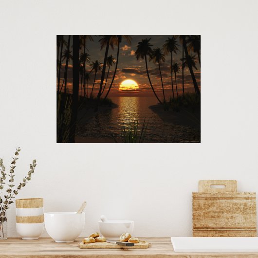 wegbleiben poster (Küche)