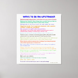 Wege als Upstander / II Wrapped Canvas Leinwanddruck