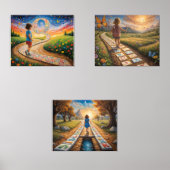 "Wege der Entdeckung" Bilderwand Sets (Vorderseite)