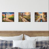 "Wege der Entdeckung" Bilderwand Sets (Schlafzimmer)