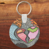 Wege des Herzens Schlüsselanhänger (Rückseite)