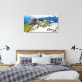 Wege in den Schweizer Alpen Leinwanddruck (Insitu (Schlafzimmer))