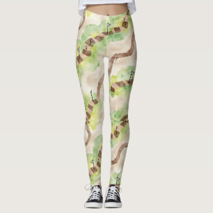 Wege & Meilenstein Nahtloses Muster Leggings