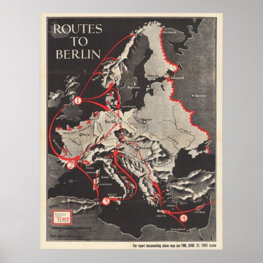 Wege nach Berlin Poster (Vorne)