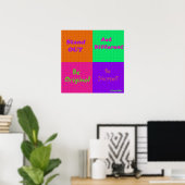Wege, selbst zu sein poster (Heimbüro)