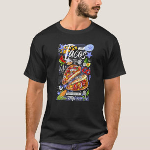 Wege zu meinem Herzen Cool mexikanisches Tacos-Men T-Shirt