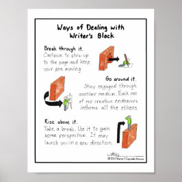 Wege zum Umgang mit Blockdrucken des Autors Poster