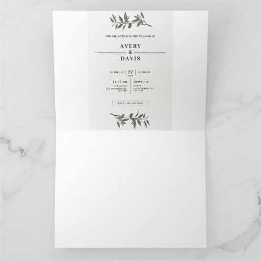 Wegekarte Karte (Innenseite)