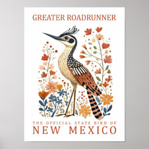 Wegekuckuck Vogel von New Mexico USA Poster