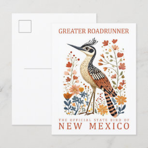 Wegekuckuck Vogel von New Mexico USA Postkarte