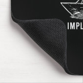 Wegen der implizierten lustigen Sarcasm Boot Capt Mousepad (Ecke)