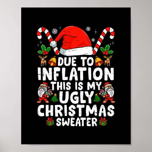 wegen der Inflation ist das mein hässlicher Pullov Poster (Vorne)