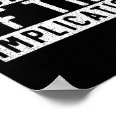 Wegen der lustigen Bootsliebhaber-Fischerei Poster (Ecke)
