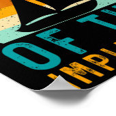 Wegen der lustigen Retro-Bootsliebe Implikation Poster (Ecke)