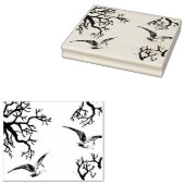 wegen des Anfalls in volo tra i rami Gummistempel (Stempel)