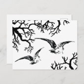 wegen des Anfalls in volo tra i rami Postkarte (Vorne/Hinten)